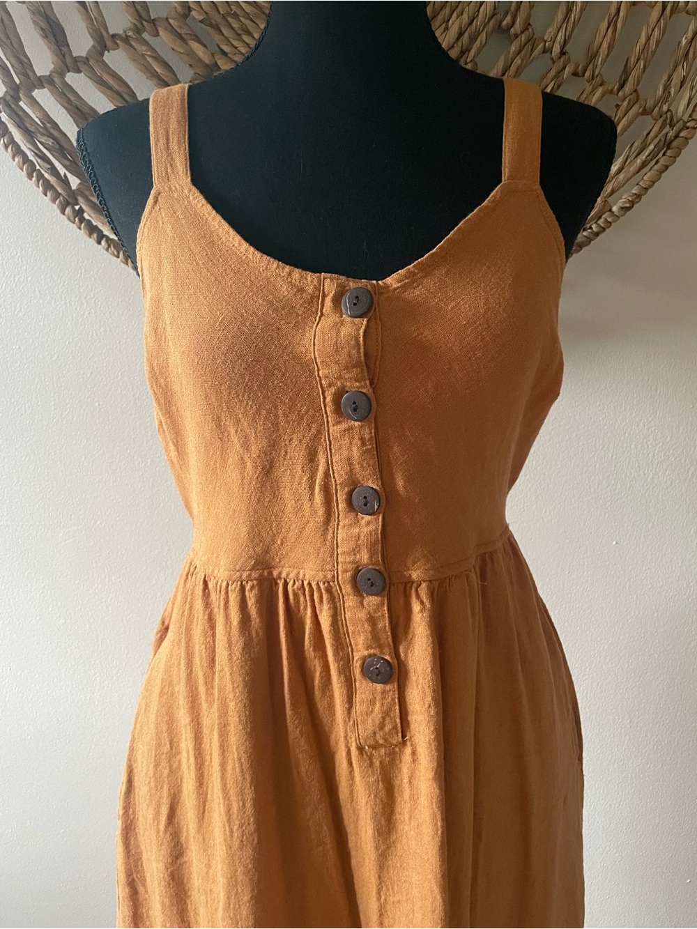 Universal Thread Mustard Dress - Picture 4 of 10